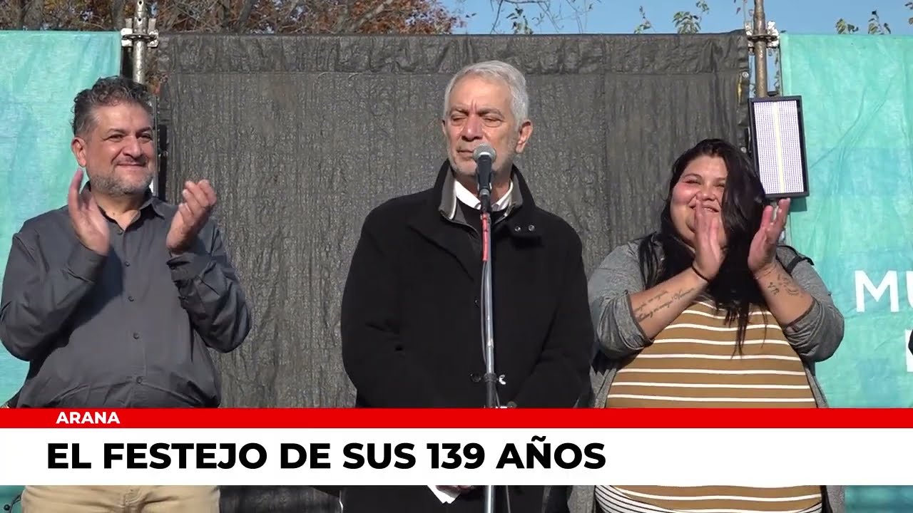 Arana celebró su 139° aniversario con los vecinos