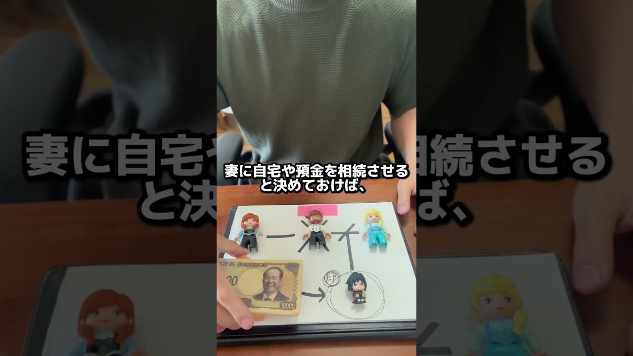 夫に前の奥さんの子どもがいたら、今の奥さんが全部相続できる？についてです。注意点として、遺留分の請求の可能性はありますが遺言書があれば法定相続分より妻に多く残せます。