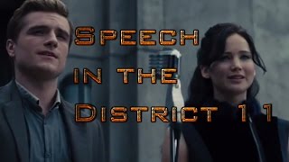 The Hunger Games : Catching Fire - Speech in the District 11 in HD