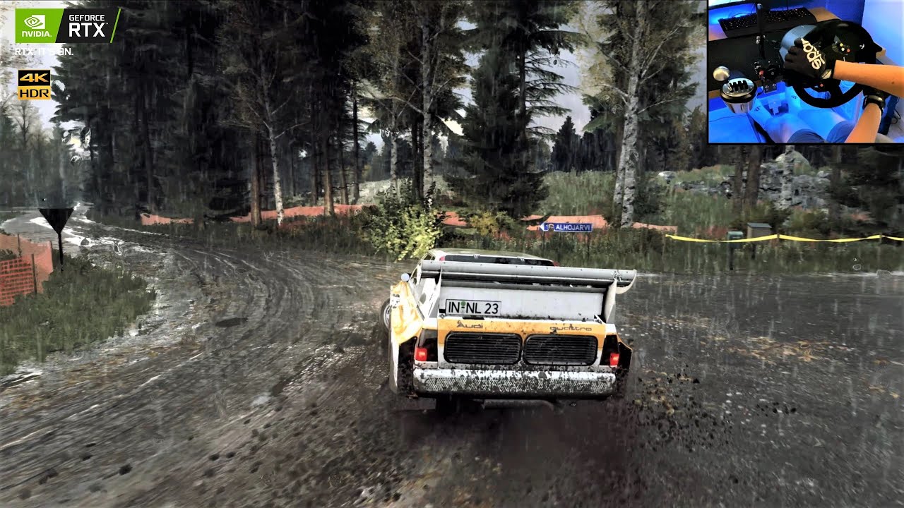 DiRT Rally 2.0 INSANE Run Through Storm in 550BHP Audi Sport Quattro