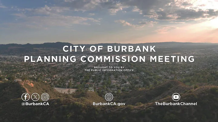 Burbank Planning Commission Meeting - October 27, 2025