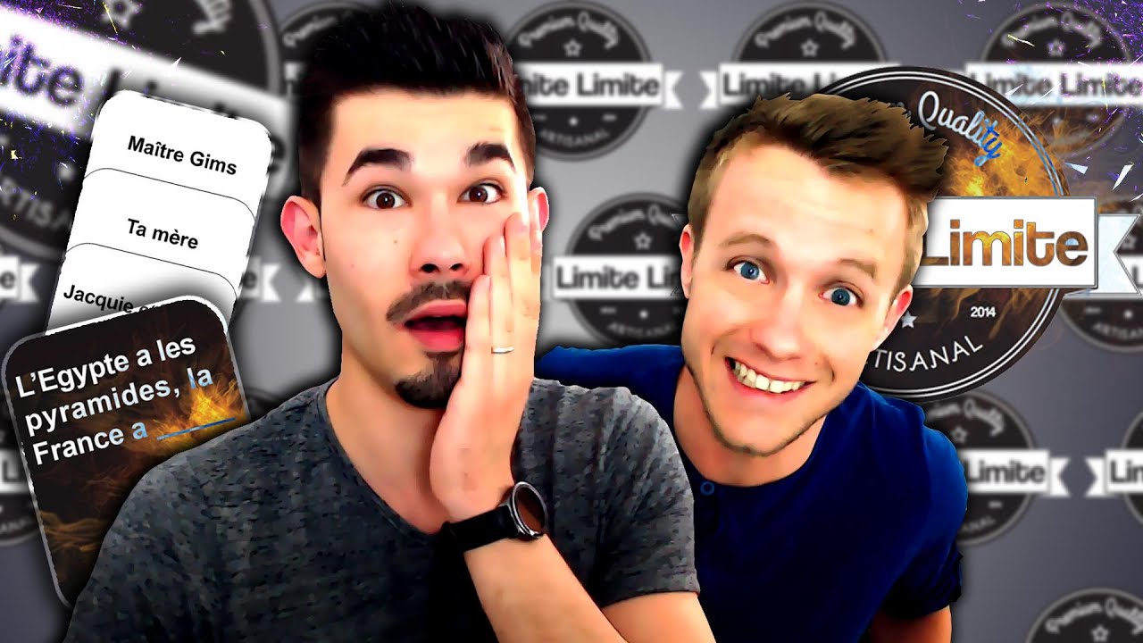 ON A DÉPASSÉ LES BORNES ! LIMITE LIMITE : L'APPLICATION - YouTube