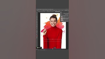 Creative Paint Dripping Effect in Photoshop #shorts #photoshop