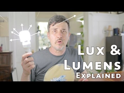 Video: Hoeveel Lux is een 40 watt lamp?