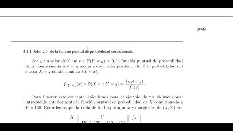 4) Distribuciones condicionadas de v.a. multidimensional
