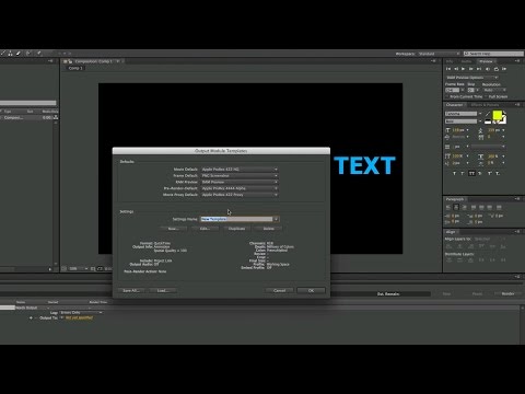After Effects Basics #6 - How to Render Your Video