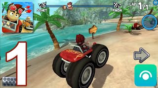 my first time play beach buggy racing 🤫 | beach buggy racing crab coveshortcut | #gaming #gameplay screenshot 5