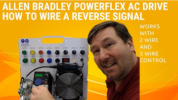 How to Wire an Allen Bradley Powerflex 525 AC Drive for Reverse Operation
