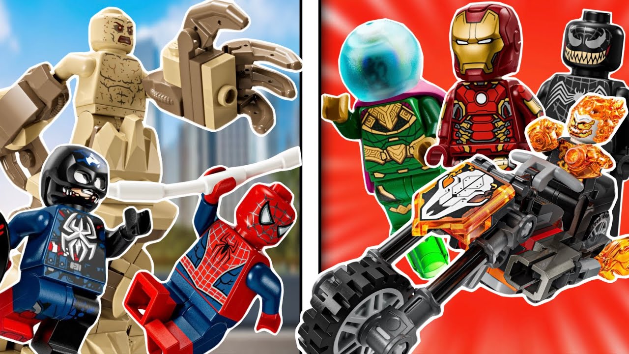 Я купил новые наборы LEGO Marvel!