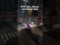 POV: SWINGING Through a RAINY NIGHT #shorts #spiderman #ps4spiderman #ps5
