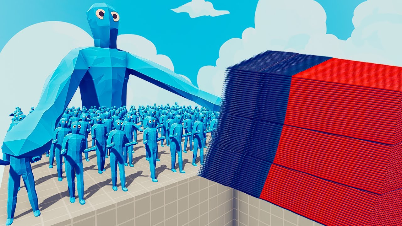 200x ICE ZOMBIE + 1x GIANT vs EVERY GOD - Totally Accurate Battle Simulator TABS