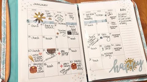 Creative Memories Happy Album Planner - January Spread