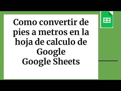 Como convertir pies
