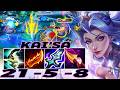 WILD RIFT KAI'SA ADC GAMEPLAY | 21 -2 -5 MVP | KAI'SA BUILD RUNES