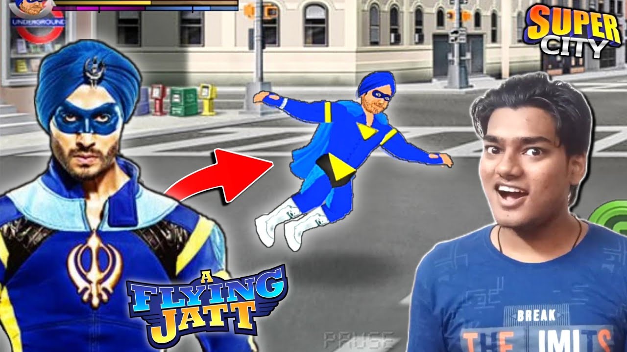 I made FLYING JATT in Supercity🔥 YouTube