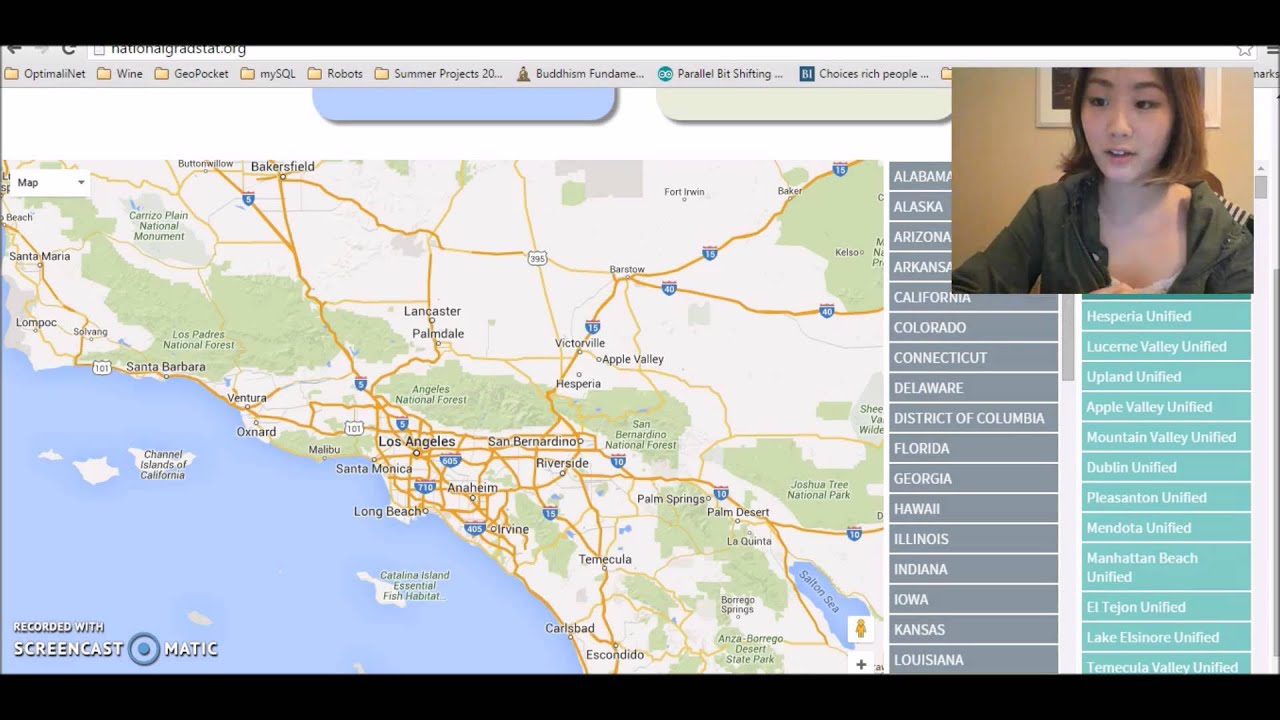 AT&T Data for Diplomas - Data Analytics Web Application, High School Graduation Rates