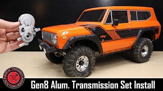 Redcat University - Gen8 Scout II & PACK Alum. Transmission Case Set & Steel Spur Install