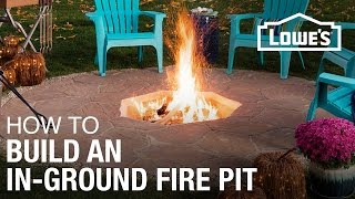 How To Build An InGround Fire Pit