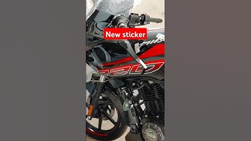 Pulsar 220 F 2024 model with new digital meter & new graphics