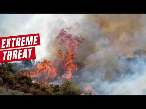Santa Ana Winds Bring Extreme Fire Threat to Southern California