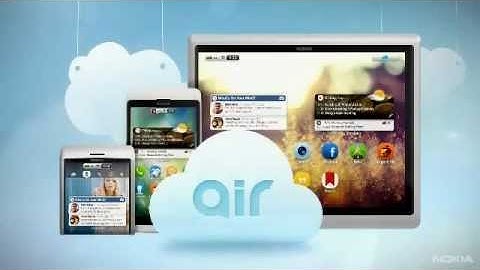 Nokia Air Promo with Concept Symbian Devices