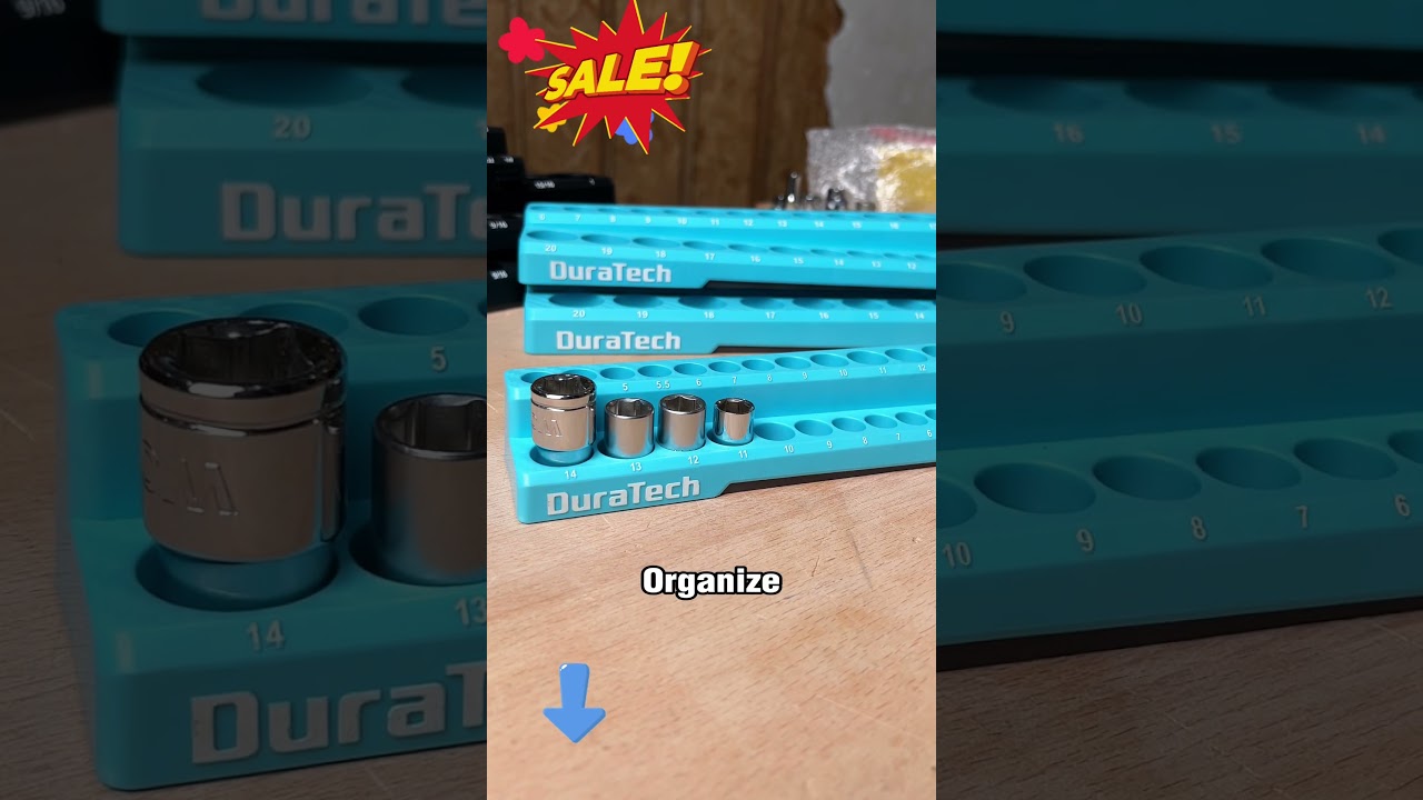 DuraTech  Magnetic Socket Organizer Set, for sale right now 