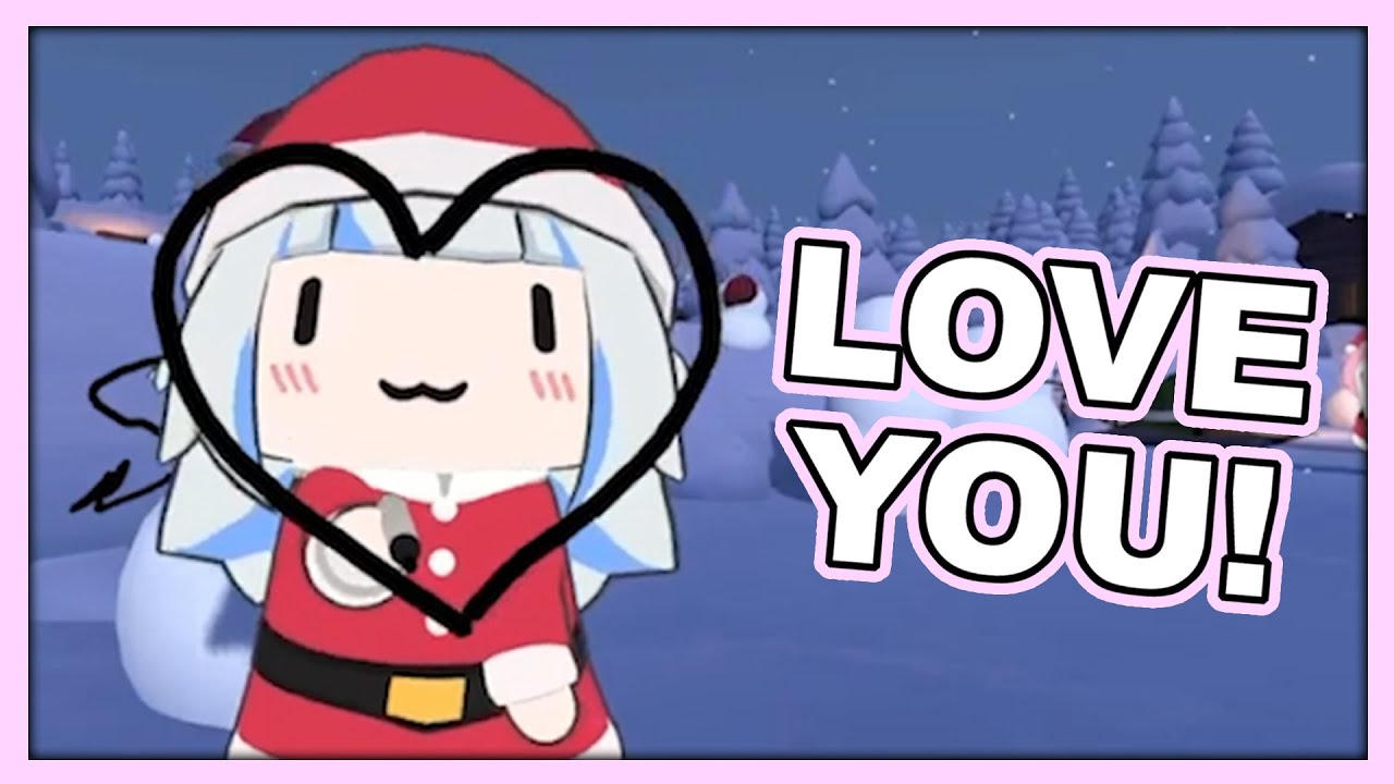 Santa Gura is the CUTEST thing ever...