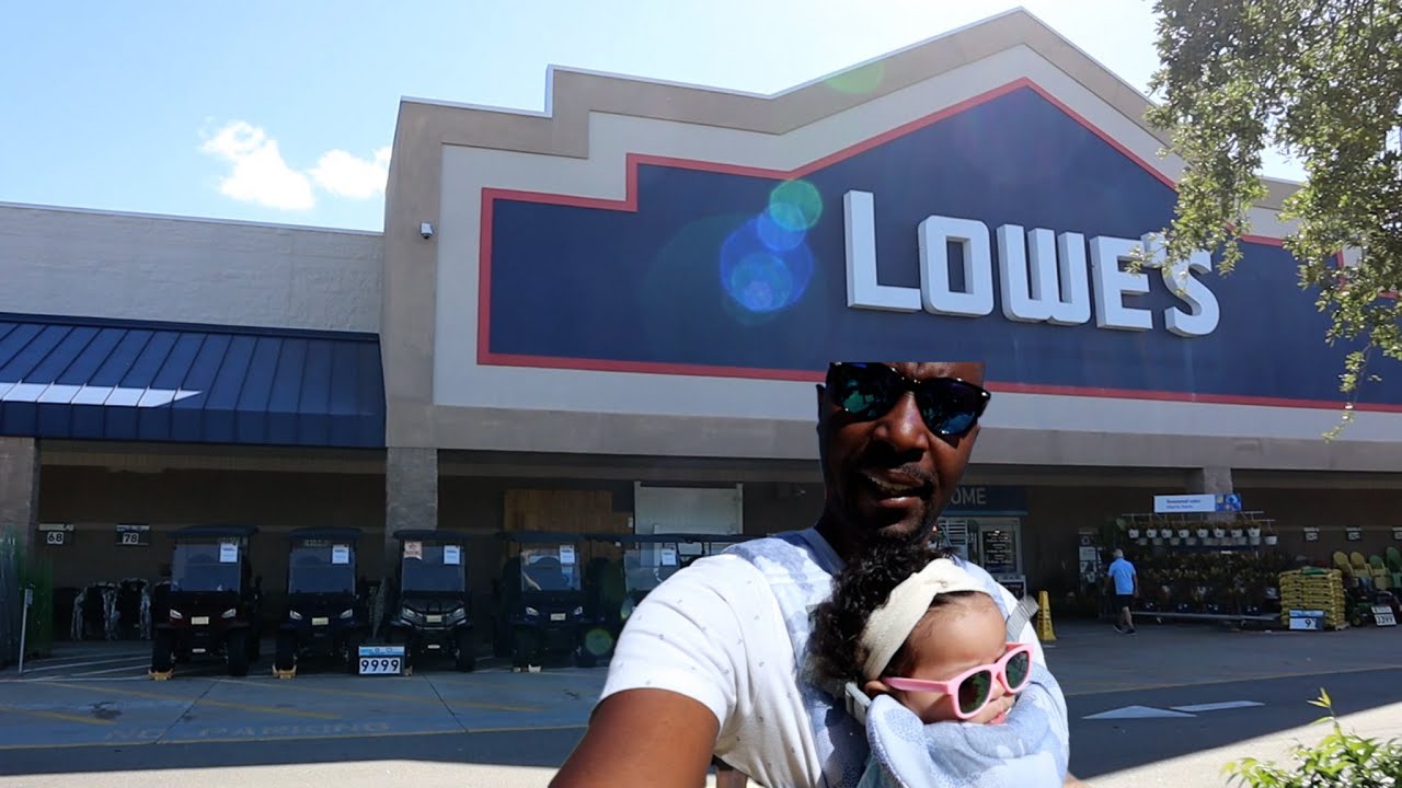 WE TOOK OUR BABY TO LOWES FOR THE FIRST TIME