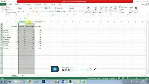 Hide rows and colums in Excel 2010 easily