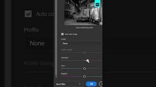 Instantly convert to color B&W photo