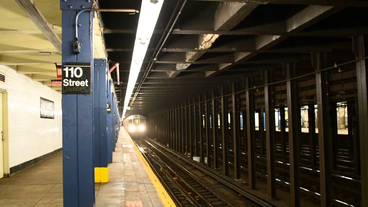 R32 Uptown C Local Train at 110th Street - YouTube