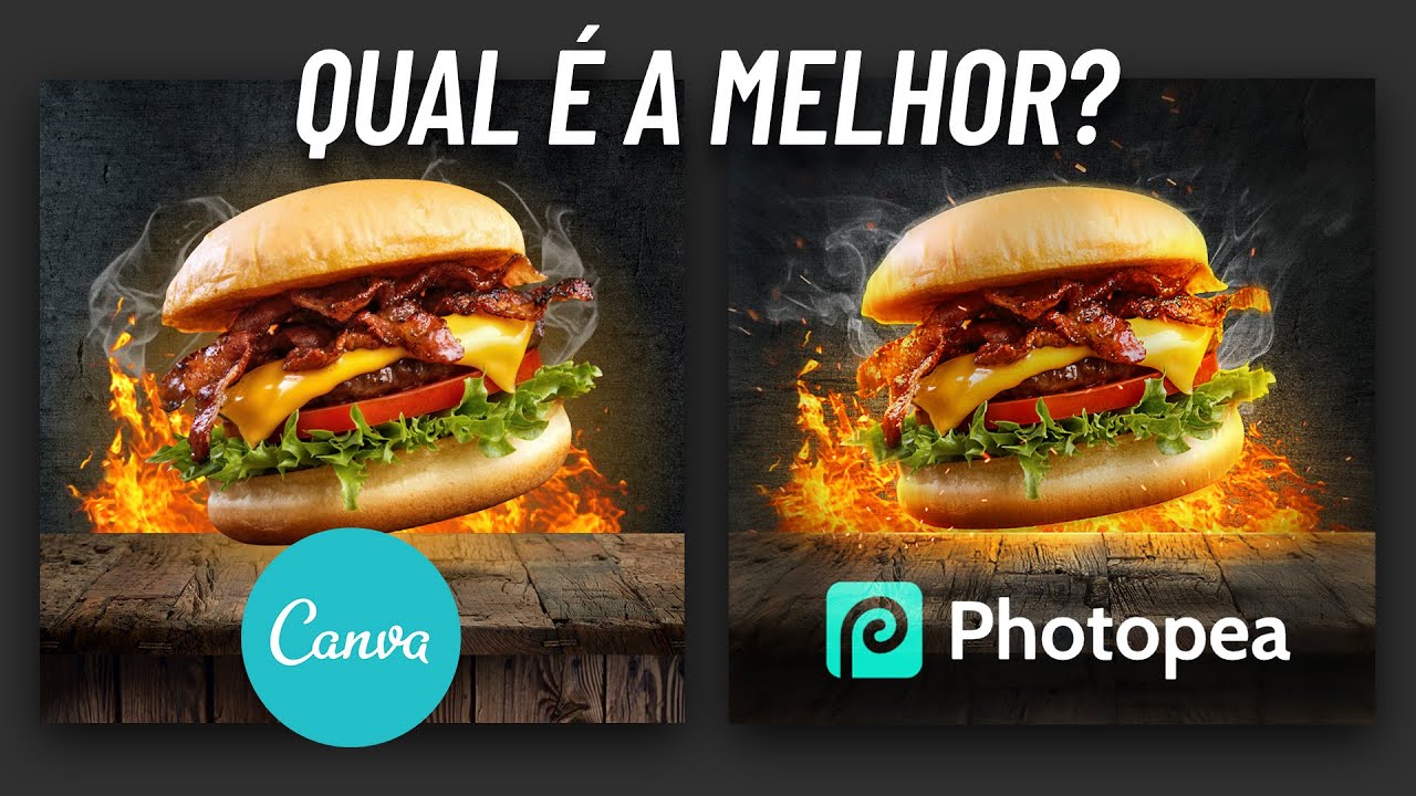 CANVA ou PHOTOPEA - Qual é melhor para fazer arte?