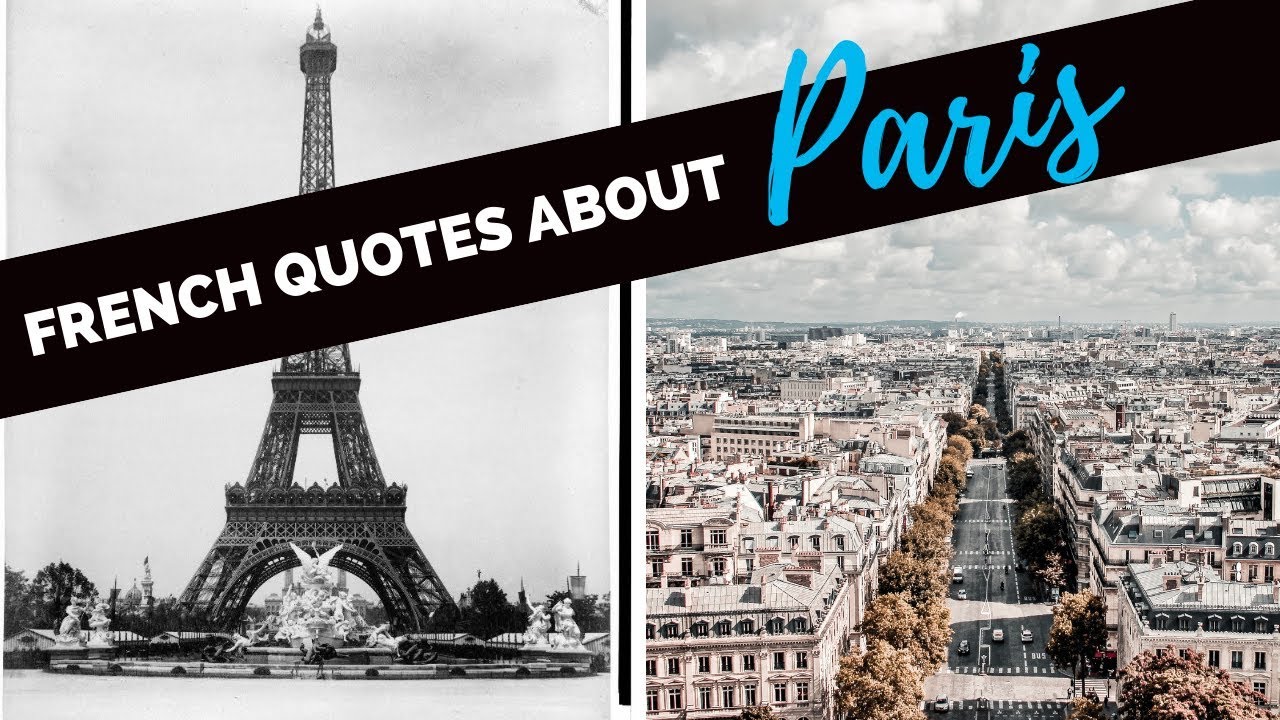 French quotes about Paris 🇫🇷 with English translation YouTube