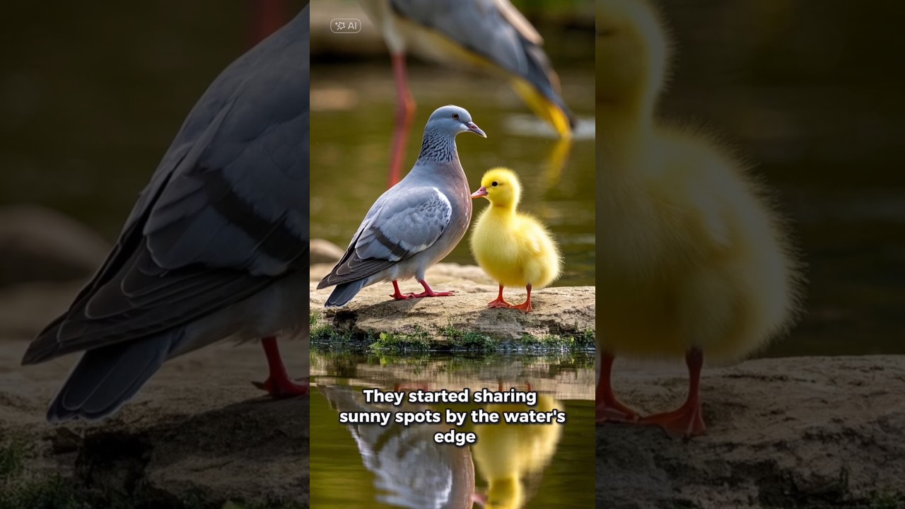 The Duck Who Found a Friend Who Couldn’t Fly 🐥🕊 
