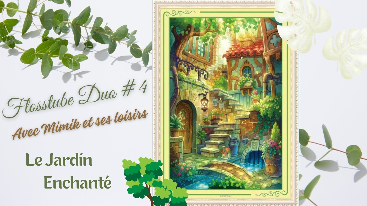 FlossTube Duo #4 avec Mimik et ses Loisirs -- Stitch with me -- 
