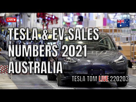 Tesla Model 3 Sales 2021 Australia Data