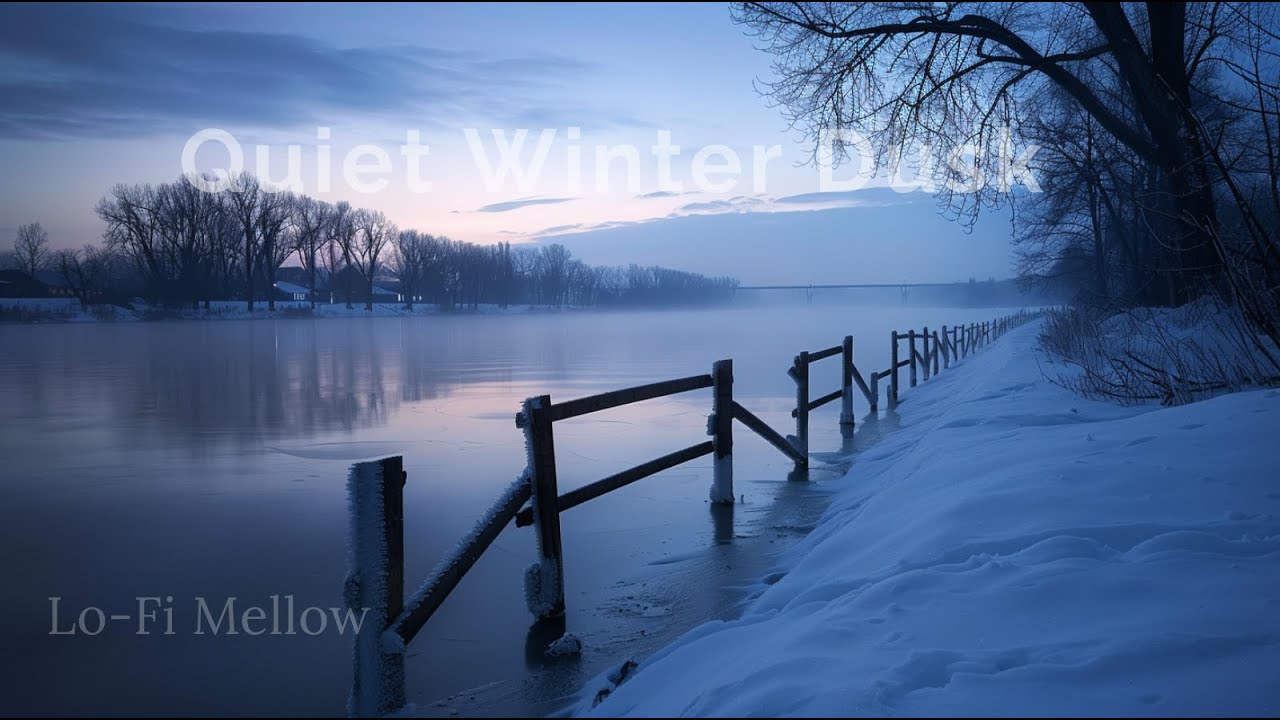 Lo-Fi Mellow – Quiet Winter Dusk | Calm Lo-Fi Background Music