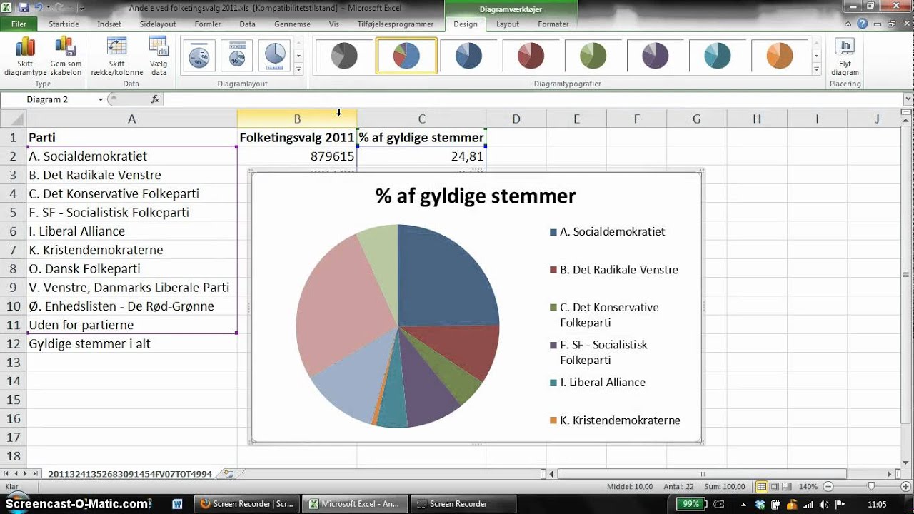 2 Inds t Cirkeldiagram I Excel Www joachim fehler dk YouTube 2-inds-t-cirkeldiagram-i-excel-www-joachim-fehler-dk-youtube
