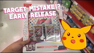 SURPRISE FINDINGS AT TARGET WITH GIRLFRIEND! Early Opening of Pokemon 151 Binder Collection!