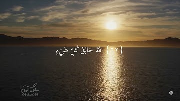 تلاوة ماتعة جدا، للقارئ: يونس اسويلص، سورة الزمر, صوت اوضح مع خلفيات معبرة للايات Younus Aswailis