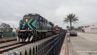 A very late FEC Train 206 through Stuart 3/17/26