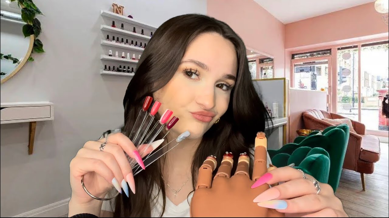 ASMR Rude nail tech rp 💅🏼😑 (she also has a one star review :/)