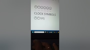Clock symbols #shortcut in MS Word #clock #symbols #microsoft#word #techwithpanja #ytshorts #ytviral