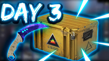DAY 3 of Unboxing a PRISMA 2 Case until I get a KNIFE