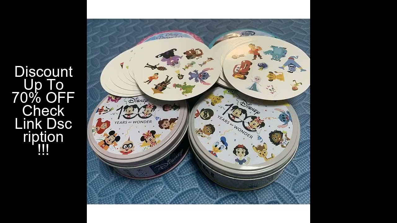 Disney Card Board Games 100 YEARS of WONDER Iron Box Toys Family Funny Holidays Camping Sports Frien