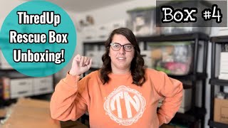 ThredUp 200 Pound Bulk Mixed Clothing Rescue Box Unboxing Box #4 | Clothing To Resell Online