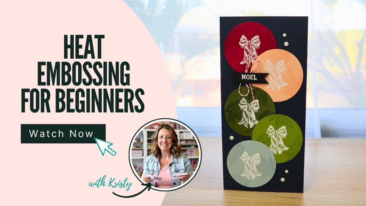 Heat Embossing for Beginners | How to Heat Emboss + Easy Card Project ...