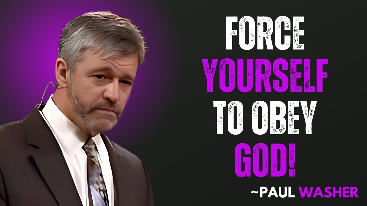THE DISCIPLINE OF OBEDIENCE: Forcing Yourself to Get It Done || PAUL WASHER MOTIVATION 🙏🔥"