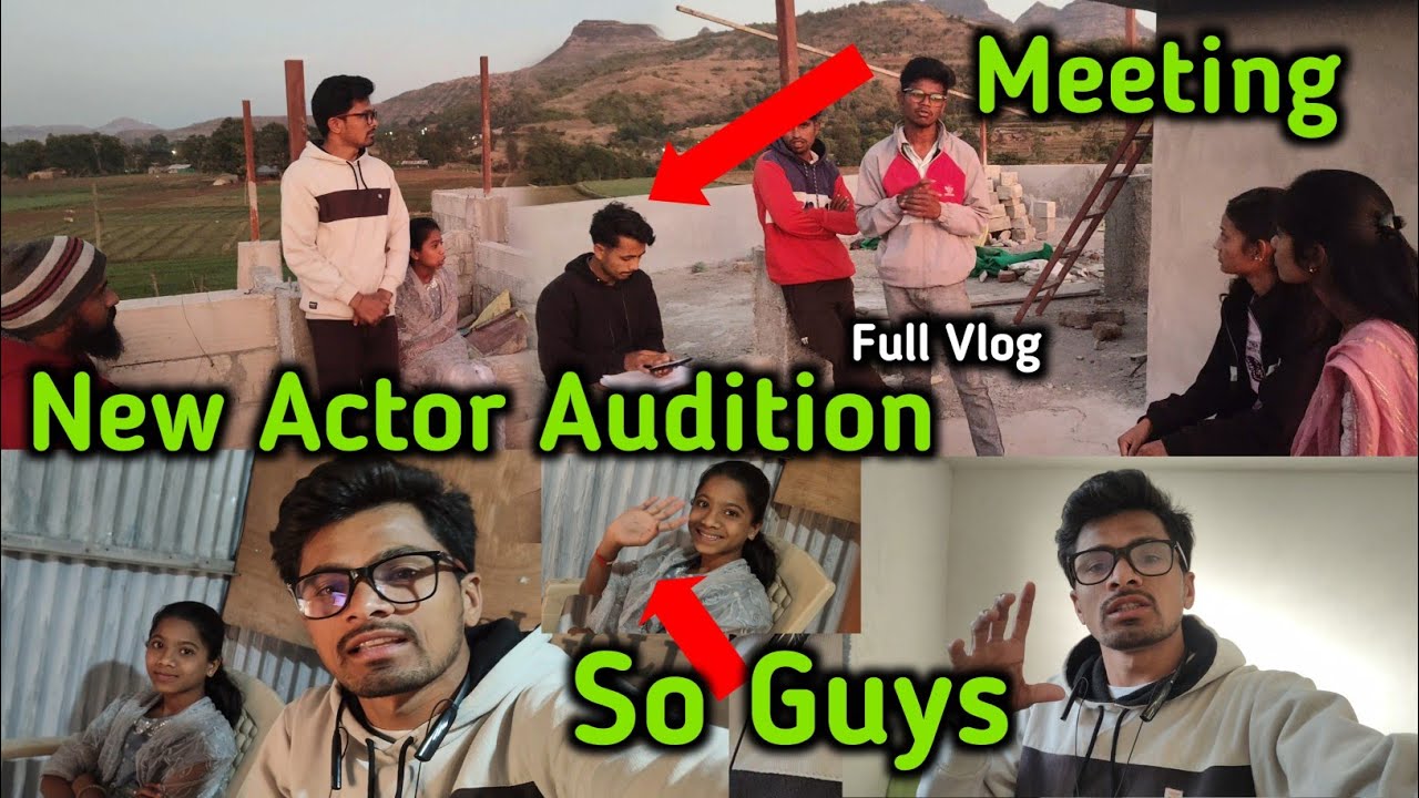 Short Film che Sarv Actors Audition 🎬 Konkani Short Film Meeting🤝 #balu_bagul_vlogs 