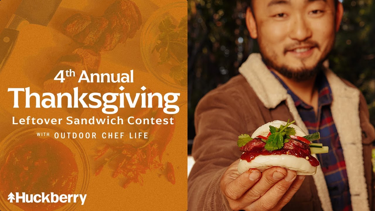Ultimate Thanksgiving Leftover Sandwich Challenge 2022 with Outdoor